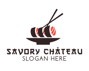 Sushi Asian Restaurant  logo design