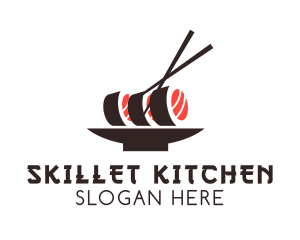 Sushi Asian Restaurant  logo design