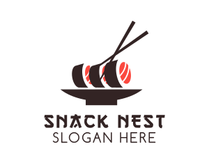 Sushi Asian Restaurant  logo design