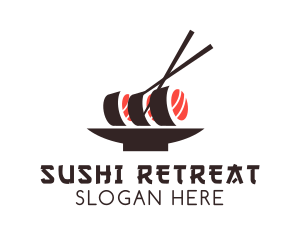 Sushi Asian Restaurant  logo design