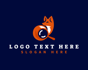 Fox Animal Search Logo