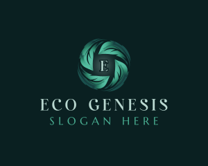 Nature Leaf Eco logo design