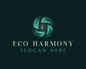 Nature Leaf Eco logo design