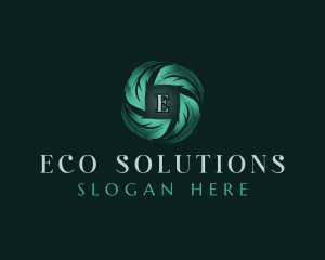 Nature Leaf Eco logo design