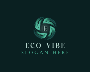 Nature Leaf Eco logo design