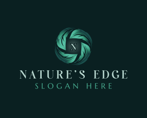 Nature Leaf Eco logo design