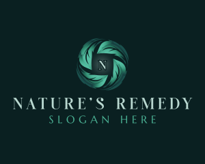 Nature Leaf Eco logo design