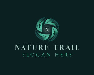 Nature Leaf Eco logo design