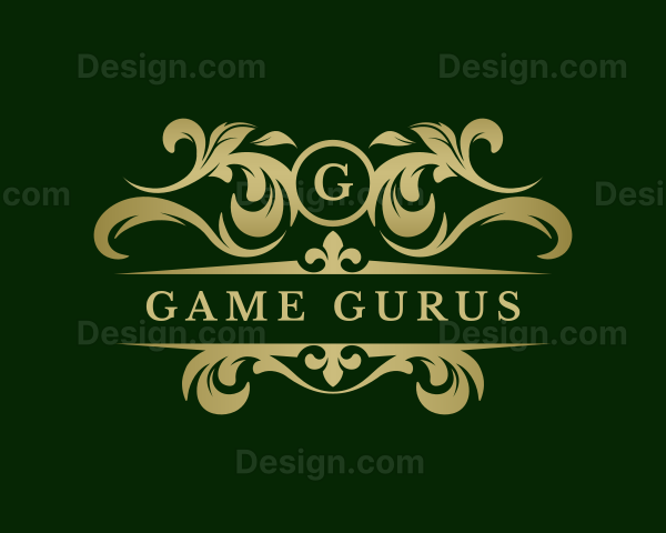 Elegant Kingdom Ornate Crest Logo