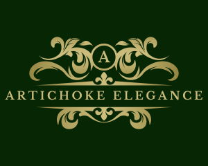 Elegant Ornate Crest logo design