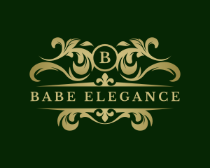 Elegant Ornate Crest logo design