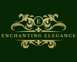 Elegant Ornate Crest logo design