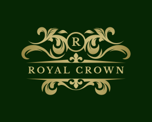 Elegant Kingdom Ornate Crest logo design
