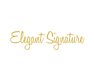 Handwritten Cursive Brand logo design