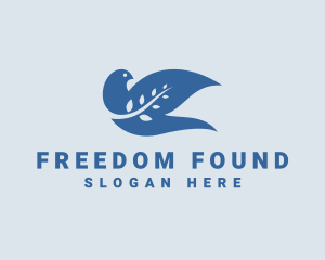 Dove Freedom Bird logo design