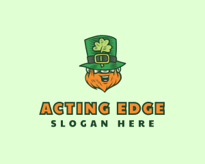 Lucky Irish Leprechaun logo design