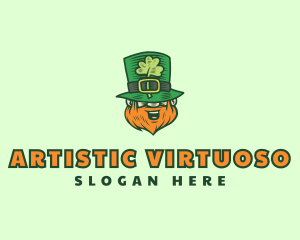 Lucky Irish Leprechaun logo design