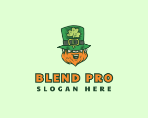 Lucky Irish Leprechaun logo design