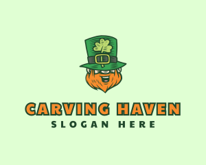 Lucky Irish Leprechaun logo design