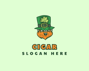 Lucky Irish Leprechaun logo design