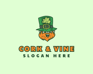 Lucky Irish Leprechaun logo design