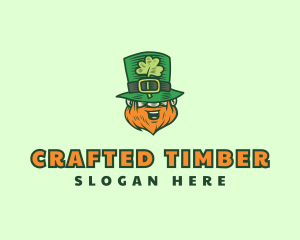 Lucky Irish Leprechaun logo design