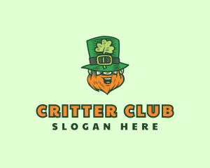 Lucky Irish Leprechaun logo design