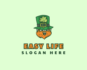 Lucky Irish Leprechaun logo design