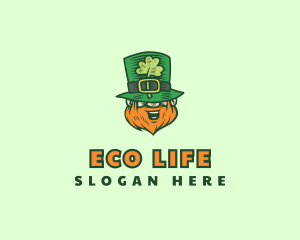 Lucky Irish Leprechaun logo design