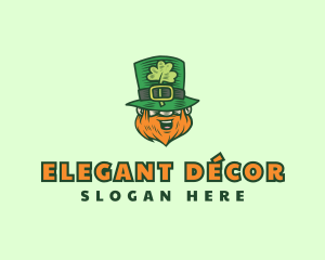 Lucky Irish Leprechaun logo design