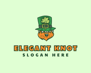 Lucky Irish Leprechaun logo design