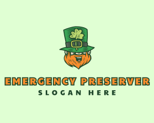 Lucky Irish Leprechaun logo design