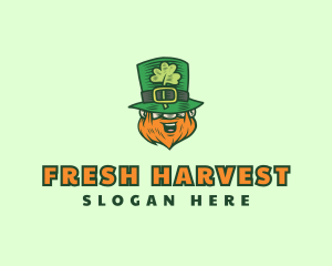 Lucky Irish Leprechaun logo design