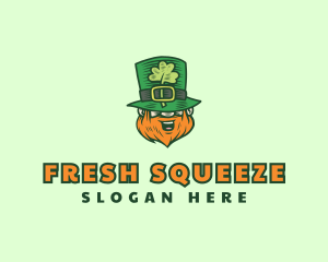 Lucky Irish Leprechaun logo design