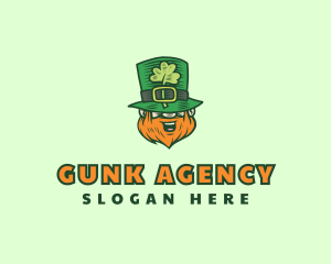 Lucky Irish Leprechaun logo design