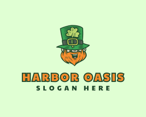 Lucky Irish Leprechaun logo design