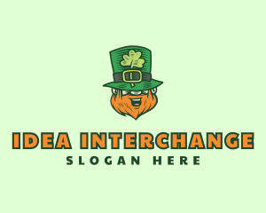 Lucky Irish Leprechaun logo design