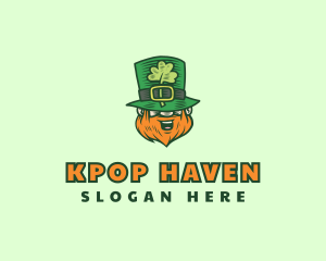 Lucky Irish Leprechaun logo design