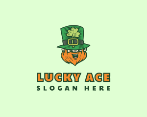 Lucky Irish Leprechaun logo design