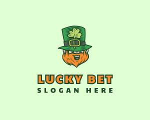 Lucky Irish Leprechaun logo design