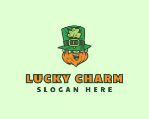 Lucky Irish Leprechaun logo design