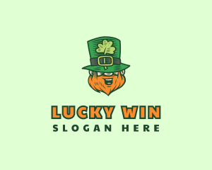 Lucky Irish Leprechaun logo design