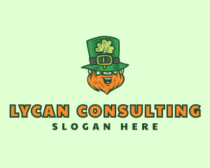 Lucky Irish Leprechaun logo design