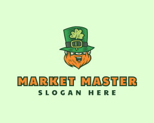 Lucky Irish Leprechaun logo design