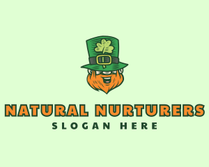 Lucky Irish Leprechaun logo design