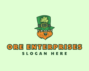 Lucky Irish Leprechaun logo design