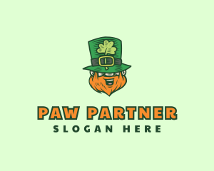 Lucky Irish Leprechaun logo design