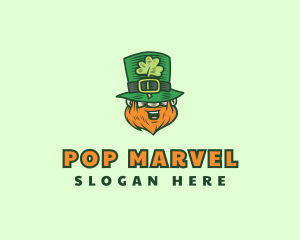 Lucky Irish Leprechaun logo design