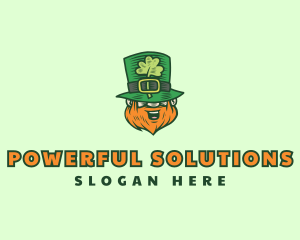 Lucky Irish Leprechaun logo design