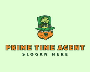 Lucky Irish Leprechaun logo design